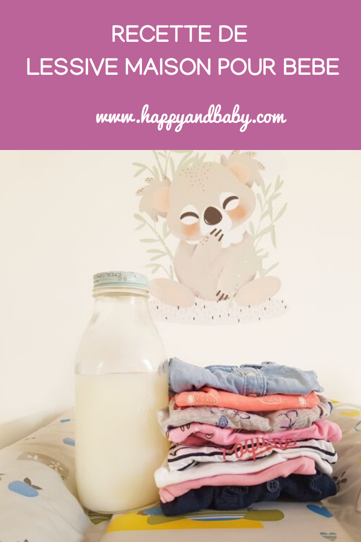 recette de lessive maison pour bébé