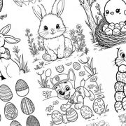 15 coloriages de paques pour les enfants