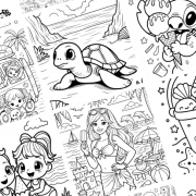 15 coloriage d'été à imprimer