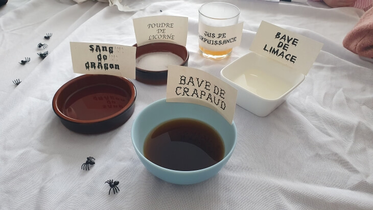 potion magique sorcier anniversaire