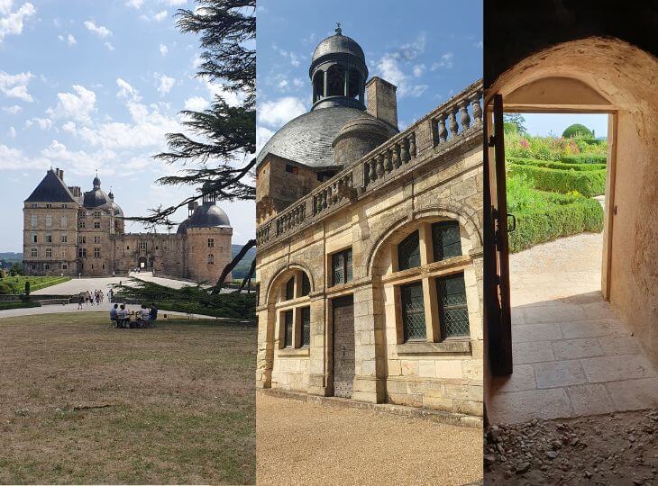 chateau de hautefort en dordogne